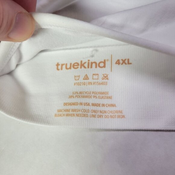 Truekind White Supportive Comfort Wireless Shaping Bra #10210 Size 4XL - Picture 4 of 4